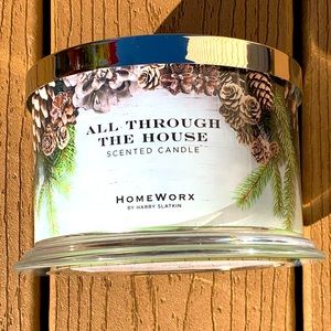 🆕HARRY SLATKIN HOMEWORX “ALL THROUGH THE HOUSE” 4 WICK 18oz CANDLE NWT!!!